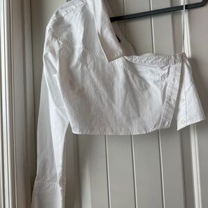 White Women's Cropped Top